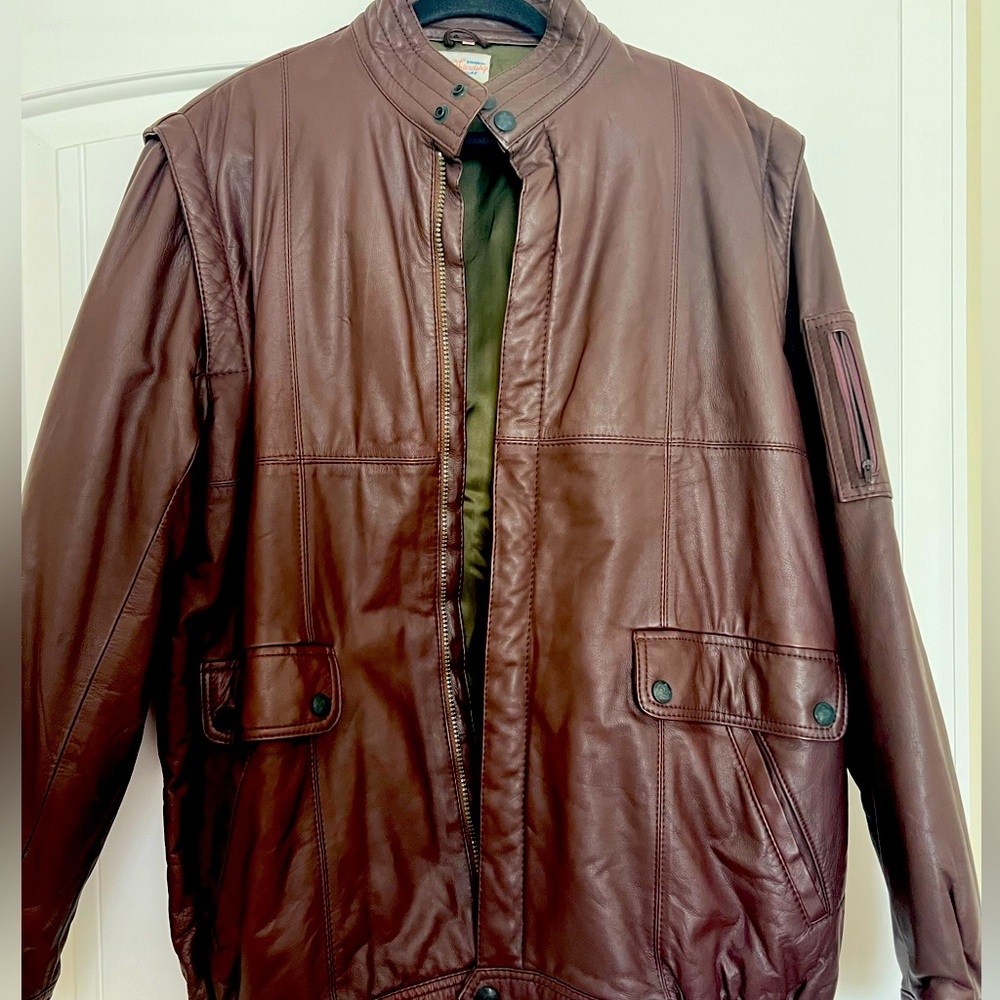 Vintage Men’s Leather Jacket